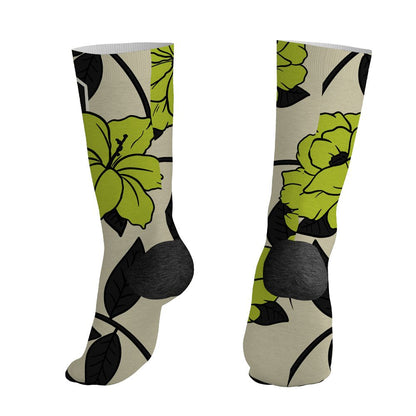 TVSC-Bright-Cactus-NastyJamz-Socks-Match-23-Floral-All-Over-Print-Flower