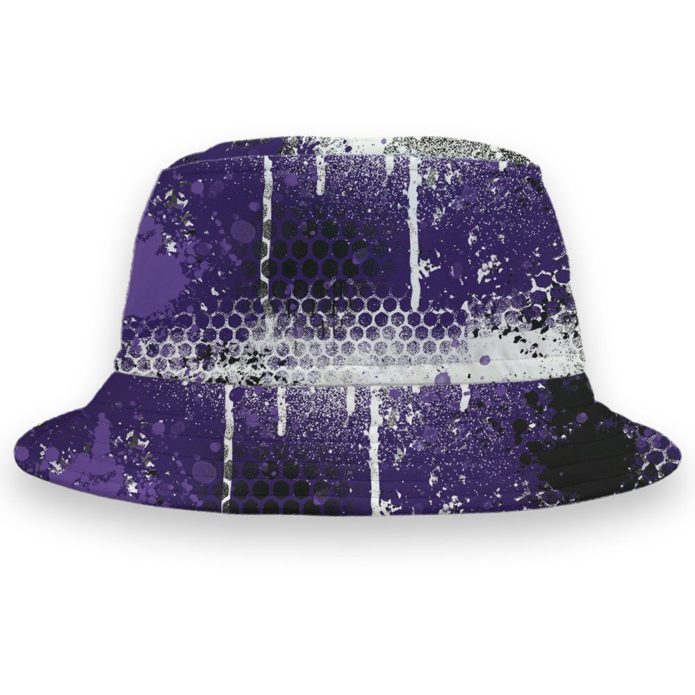 AM-CB-94-Black-Pure-Purple-NastyJamz-Bucket-Hat-Match-23-Painted-Graffiti