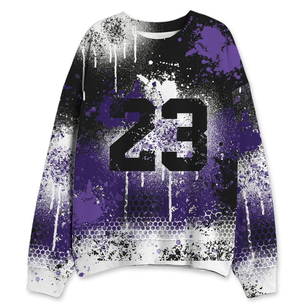 AM-CB-94-Black-Pure-Purple-NastyJamz-Sweatshirt-Match-23-Painted-Graffiti