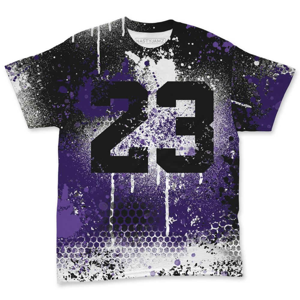 AM-CB-94-Black-Pure-Purple-NastyJamz-T-Shirt-Match-23-Painted-Graffiti