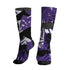 AM-CB-94-Black-Pure-Purple-NastyJamz-Socks-Match-Custom-23-Leopard-All-Over-Print