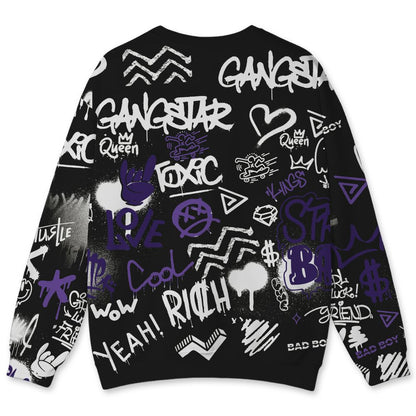 AM-CB-94-Black-Pure-Purple-NastyJamz-Sweatshirt-Match-Graffiti-King-All-Over-Print-Doodle-Style