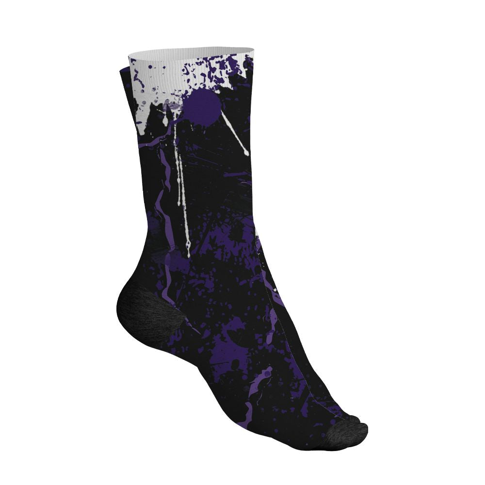 AM-CB-94-Black-Pure-Purple-NastyJamz-Socks-Match-Hustle-Move-In-Silence-All-Over-Print