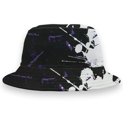 AM-CB-94-Black-Pure-Purple-NastyJamz-Bucket-Hat-Match-Hustle-Move-In-Silence-3D-All-Over-Print