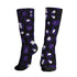 AM-CB-94-Black-Pure-Purple-NastyJamz-Socks-Match-Leopard-Pattern-All-Over-Print