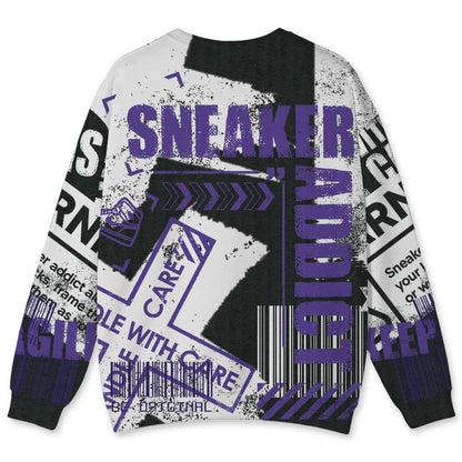 AM-CB-94-Black-Pure-Purple-NastyJamz-Sweatshirt-Match-Sneaker-Addict-All-Over-Print-Warning