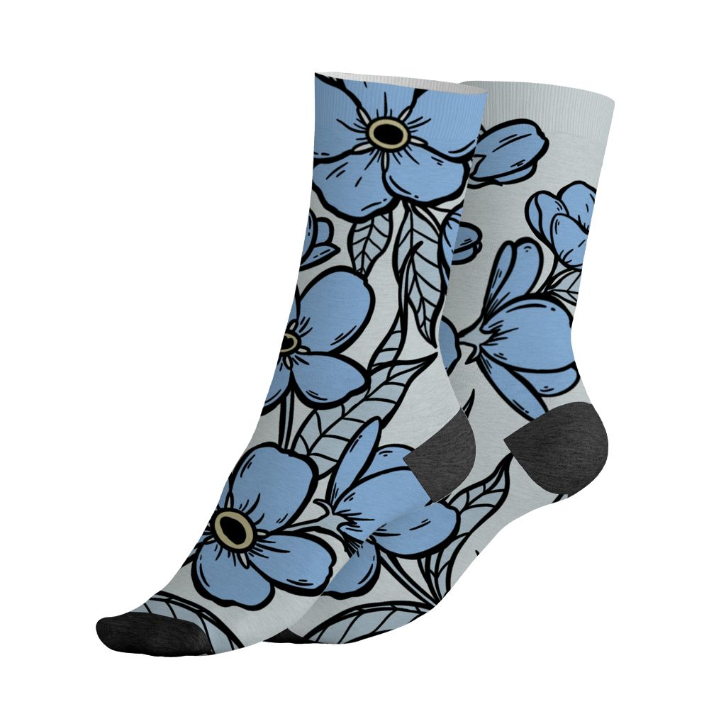 Forget Me Not 4s NastyJamz Socks Match Forget Me Not All-Over Print Bloom