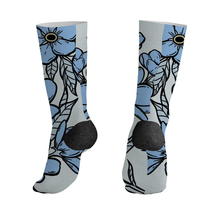 Forget Me Not 4s NastyJamz Socks Match Forget Me Not All-Over Print Bloom