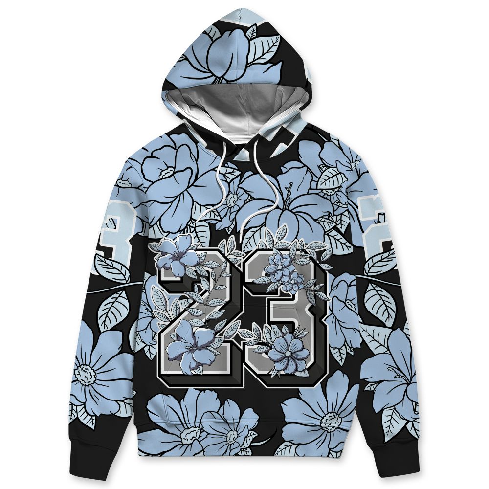 Air-Foamposite-Psychic-Blue-NastyJamz-Hoodie-Match-23-Floral-All-Over-Print-Flower