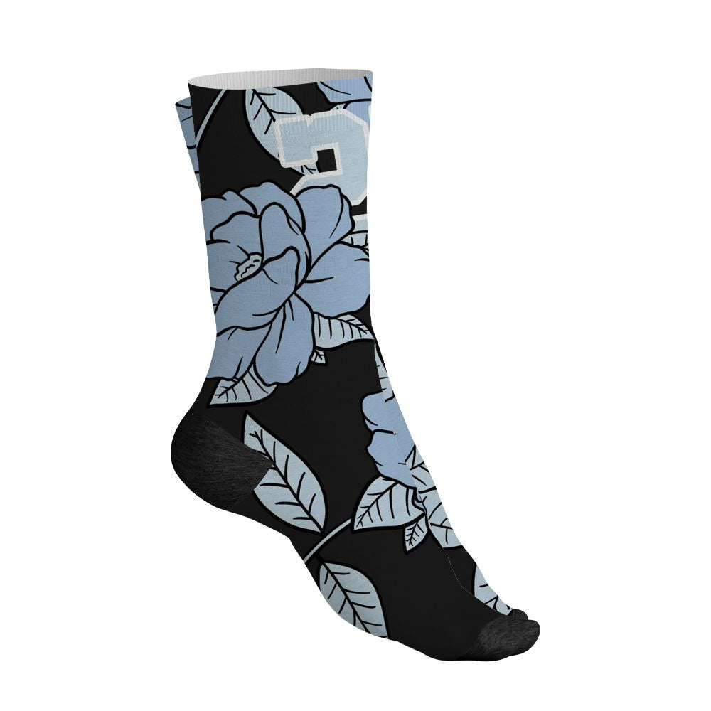 Air-Foamposite-Psychic-Blue-NastyJamz-Socks-Match-23-Floral-All-Over-Print-Flower