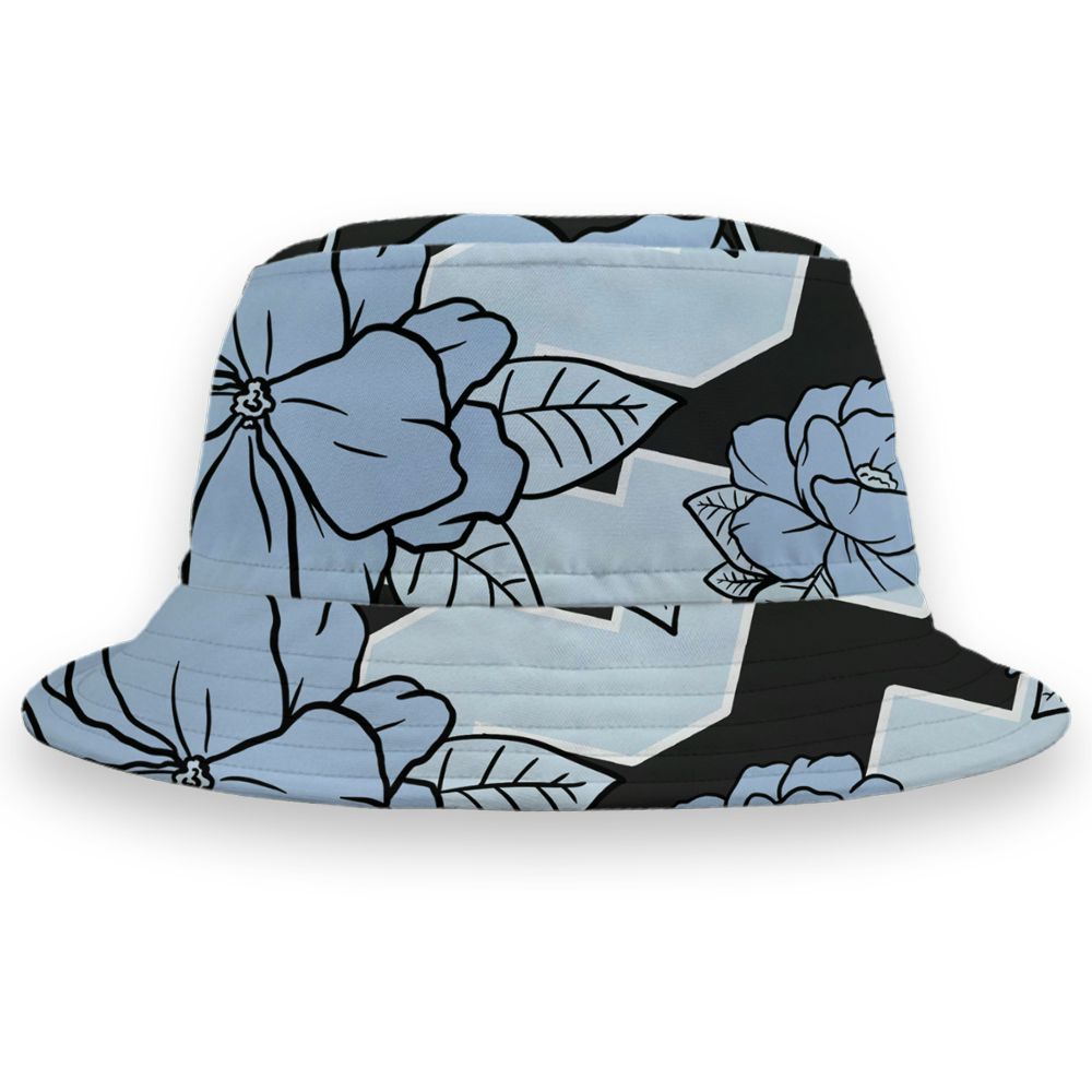 Air-Foamposite-Psychic-Blue-NastyJamz-Bucket-Hat-Match-23-Floral-3D-All-Over-Print-Flower