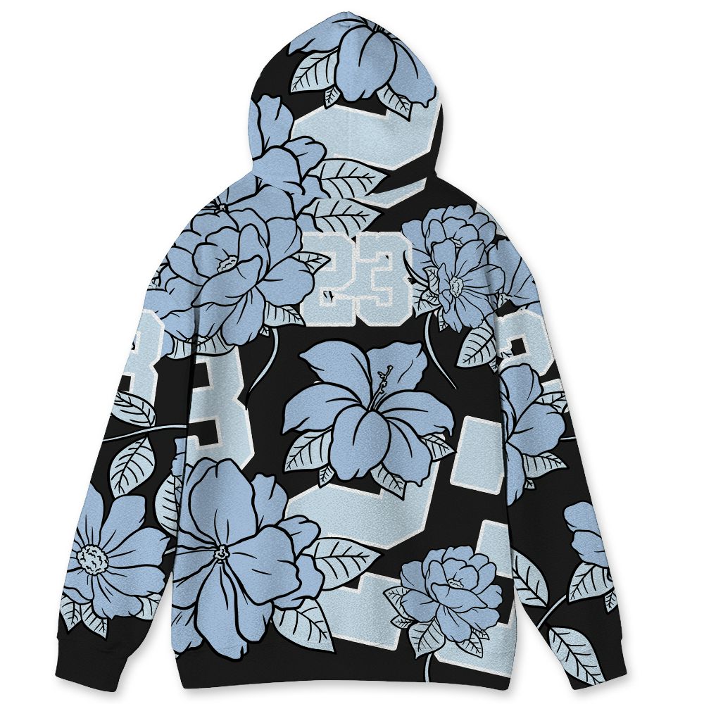 Air-Foamposite-Psychic-Blue-NastyJamz-Hoodie-Match-23-Floral-All-Over-Print-Flower