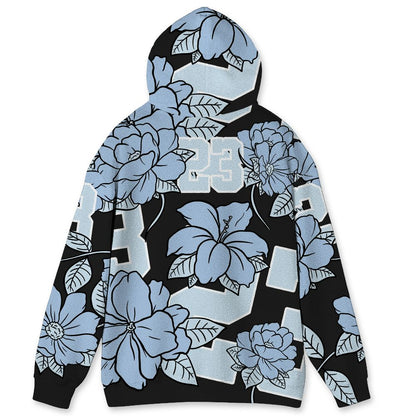 Air-Foamposite-Psychic-Blue-NastyJamz-Hoodie-Match-23-Floral-All-Over-Print-Flower