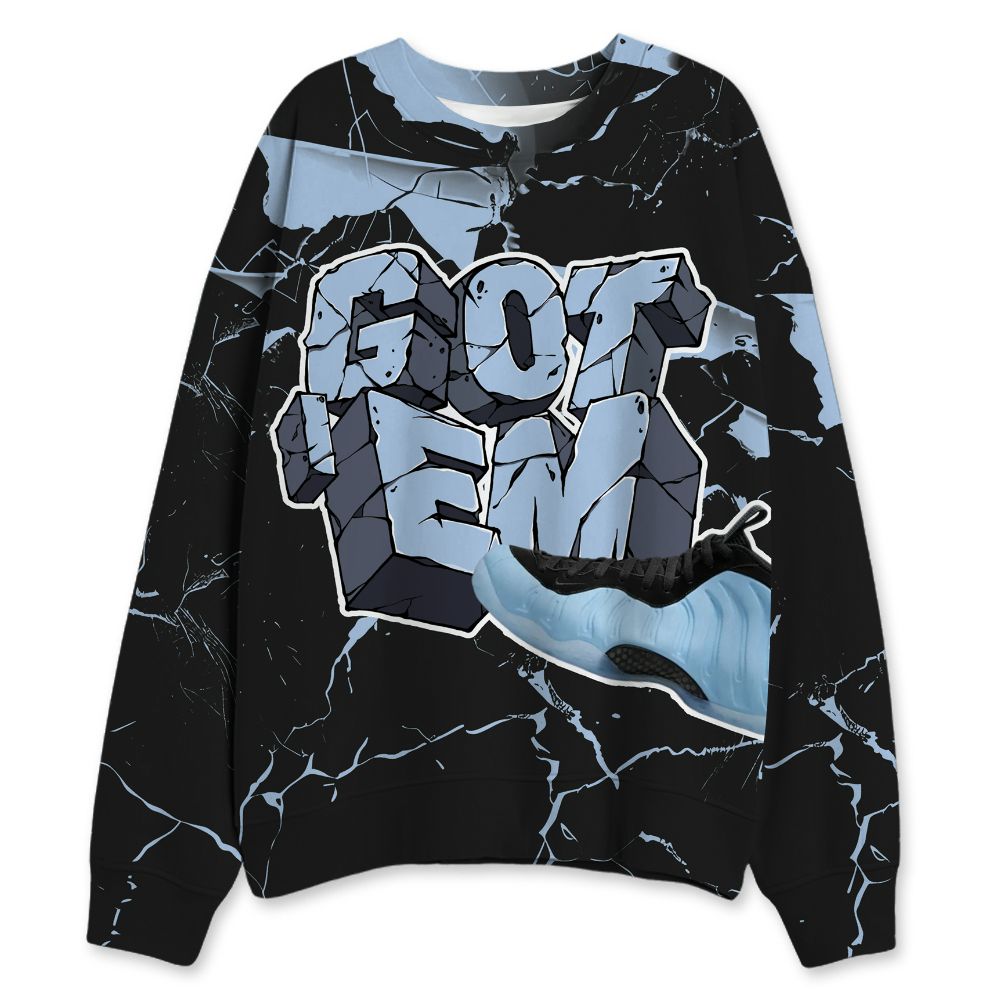 Air-Foamposite-Psychic-Blue-NastyJamz-Sweatshirt-Match-Got-Em-All-Over-Print