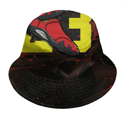 Ferrari-14s-NastyJamz-Bucket-Hat-Match-23-Sneaker-3D-All-Over-Print