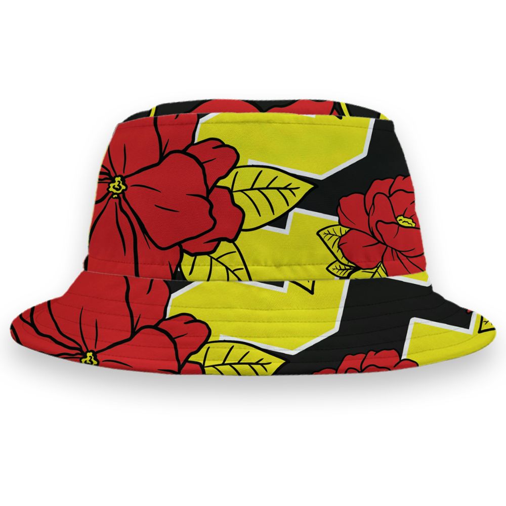 Ferrari-14s-NastyJamz-Bucket-Hat-Match-23-Floral-3D-All-Over-Print-Flower