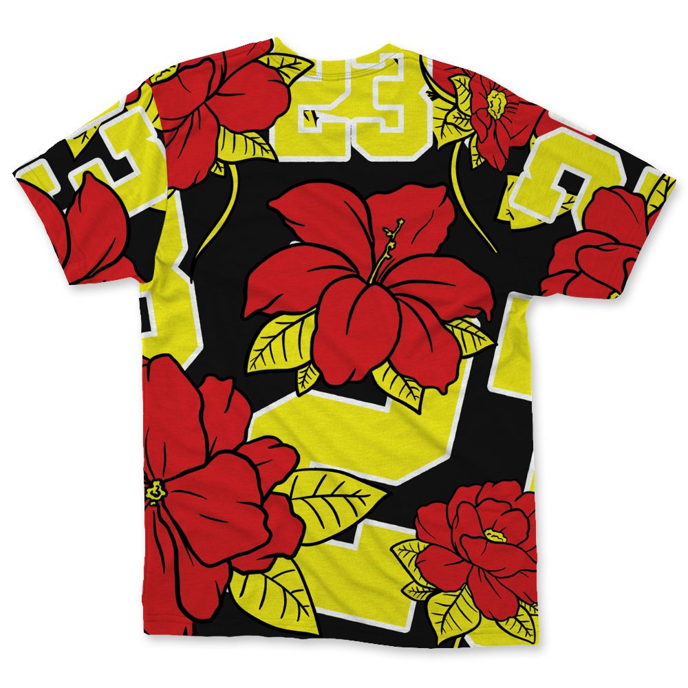 Ferrari-14s-NastyJamz-T-Shirt-Match-23-Floral-All-Over-Print-Flower