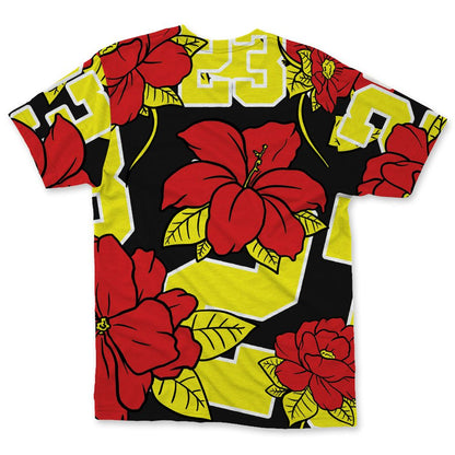 Ferrari-14s-NastyJamz-T-Shirt-Match-23-Floral-All-Over-Print-Flower