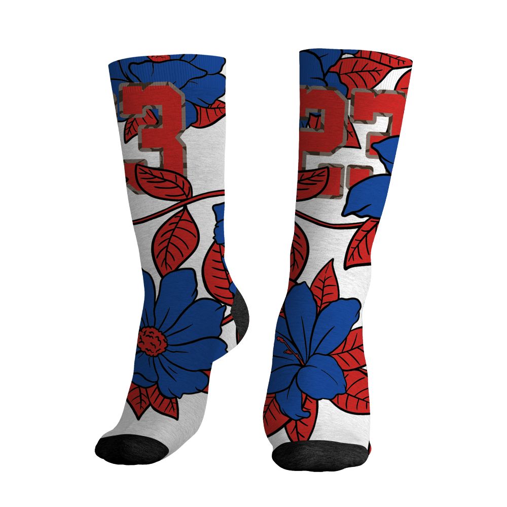 Seoul-2.0-3s-NastyJamz-Socks-Match-23-Floral-All-Over-Print-Flower