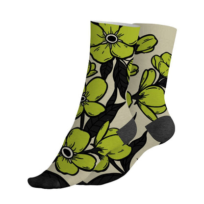 TVSC Bright Cactus NastyJamz Socks Match Forget Me Not All-Over Print Bloom