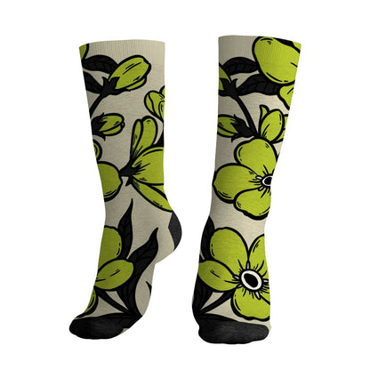 TVSC Bright Cactus NastyJamz Socks Match Forget Me Not All-Over Print Bloom