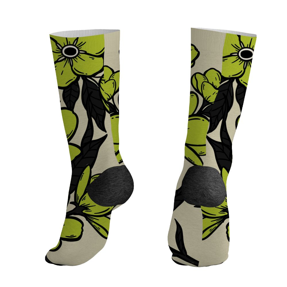 TVSC Bright Cactus NastyJamz Socks Match Forget Me Not All-Over Print Bloom