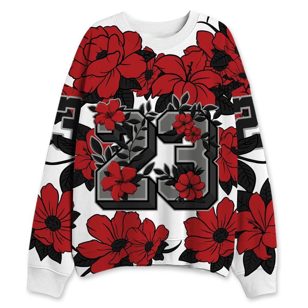 AM-Uptempo-Bulls-NastyJamz-Sweatshirt-Match-23-Floral-All-Over-Print-Flower