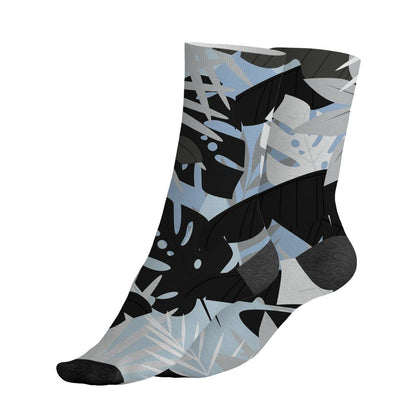 Air-Foamposite-Psychic-Blue-NastyJamz-Socks-Match-Custom-23-Leopard-All-Over-Print