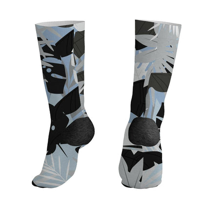Air-Foamposite-Psychic-Blue-NastyJamz-Socks-Match-Custom-23-Leopard-All-Over-Print