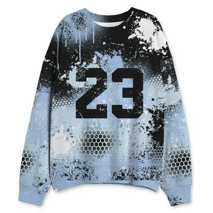 Air-Foamposite-Psychic-Blue-NastyJamz-Sweatshirt-Match-23-Painted-Graffiti