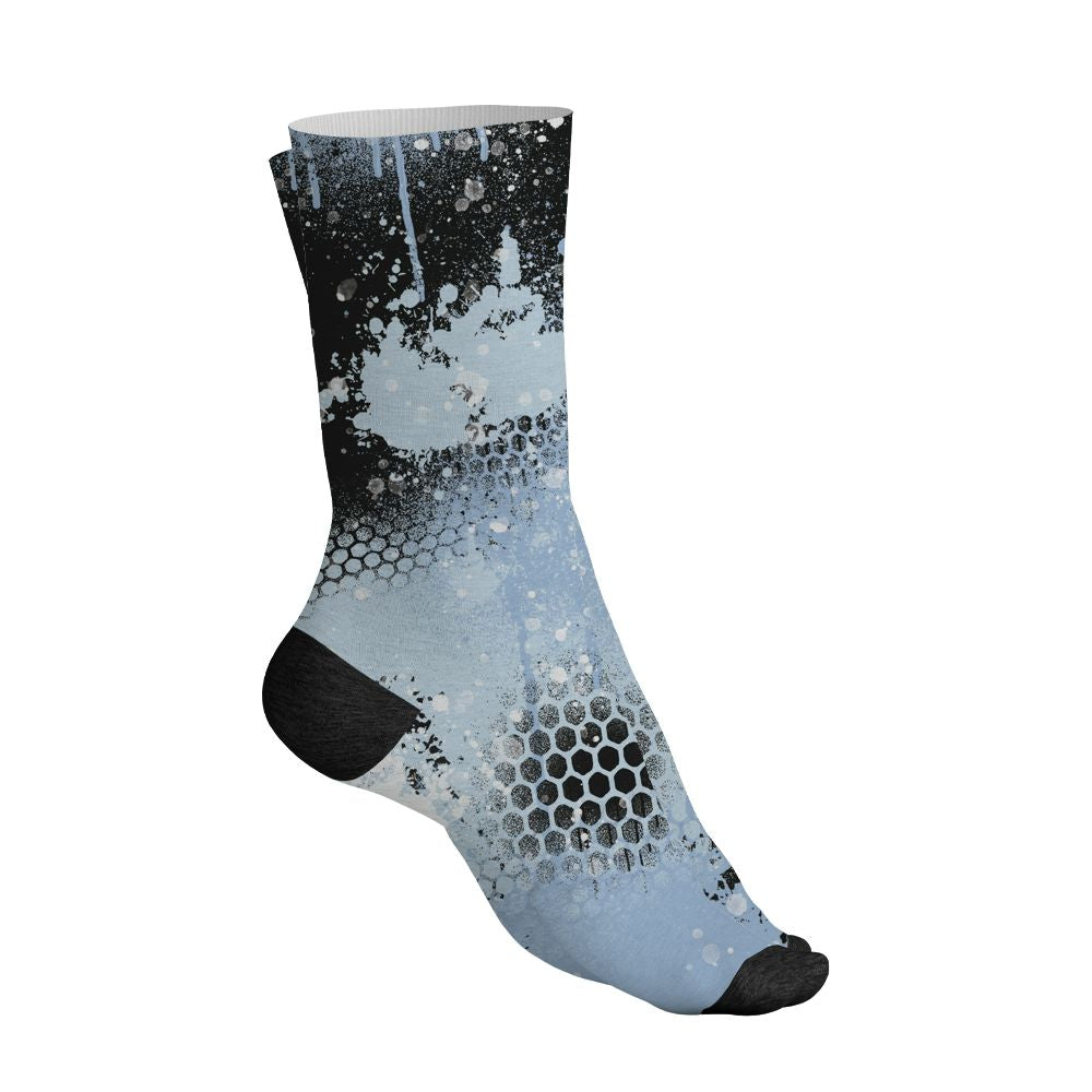 Air-Foamposite-Psychic-Blue-NastyJamz-Socks-Match-23-Painted-Graffiti