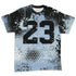 Air-Foamposite-Psychic-Blue-NastyJamz-T-Shirt-Match-23-Painted-Graffiti