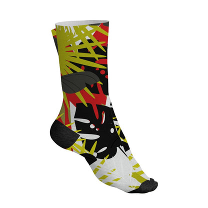Ferrari-14s-NastyJamz-Socks-Match-Custom-23-Leopard-All-Over-Print