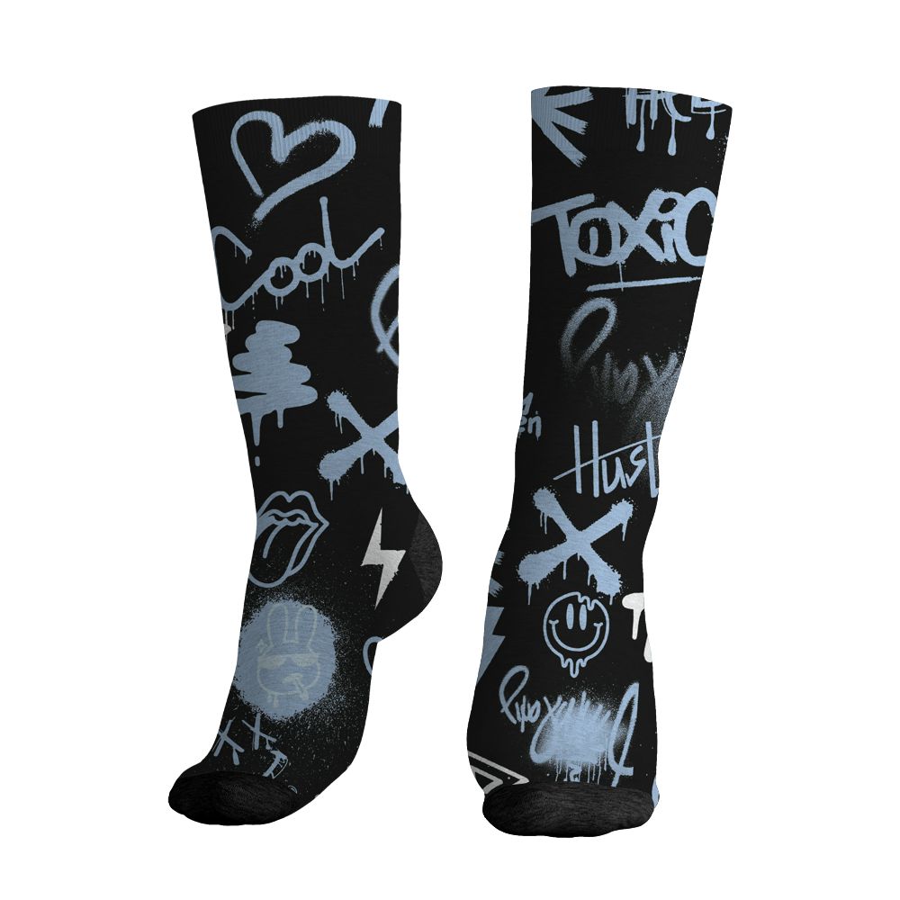 Air-Foamposite-Psychic-Blue-NastyJamz-Socks-Match-Graffiti-King-All-Over-Print-Doodle-Style