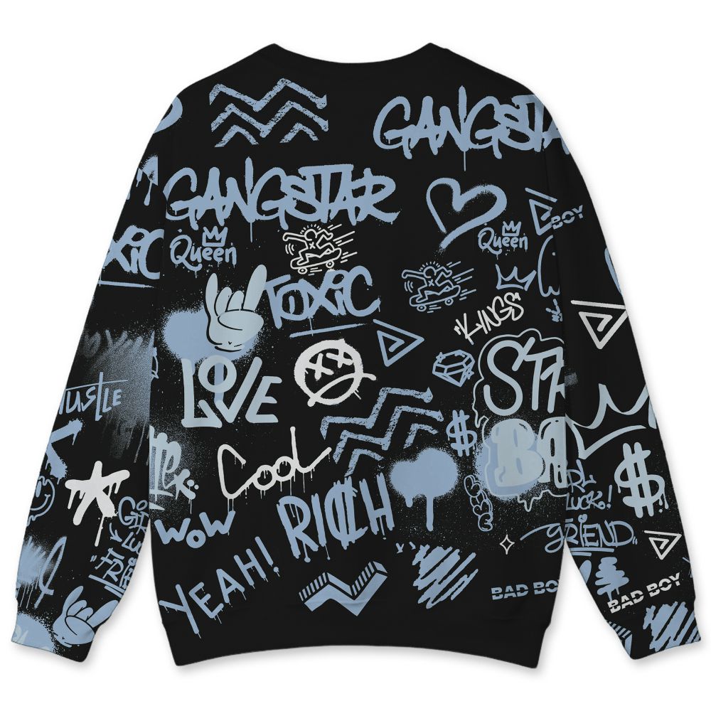Air-Foamposite-Psychic-Blue-NastyJamz-Sweatshirt-Match-Graffiti-King-All-Over-Print-Doodle-Style