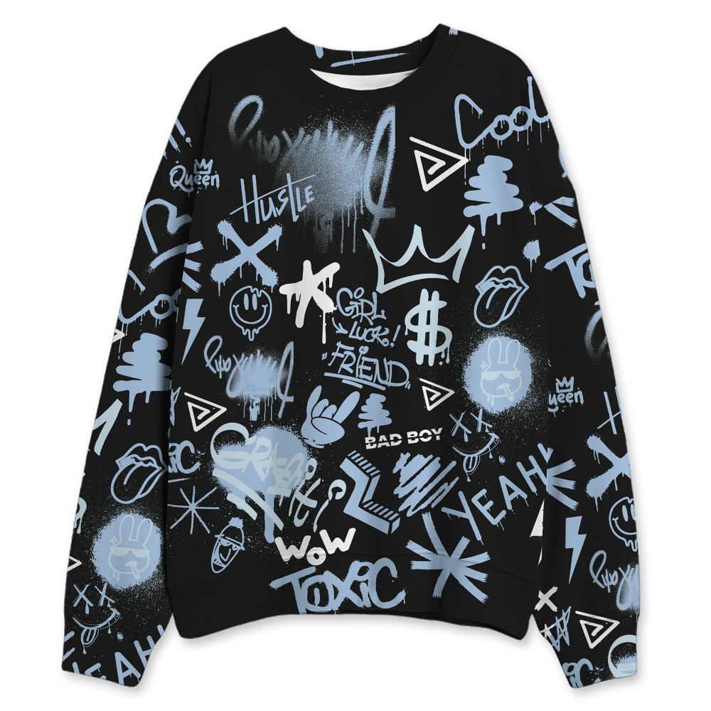 Air-Foamposite-Psychic-Blue-NastyJamz-Sweatshirt-Match-Graffiti-King-All-Over-Print-Doodle-Style