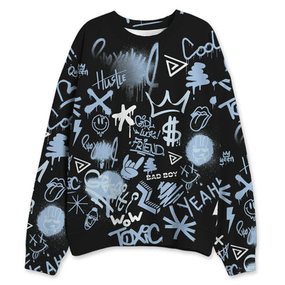Air-Foamposite-Psychic-Blue-NastyJamz-Sweatshirt-Match-Graffiti-King-All-Over-Print-Doodle-Style