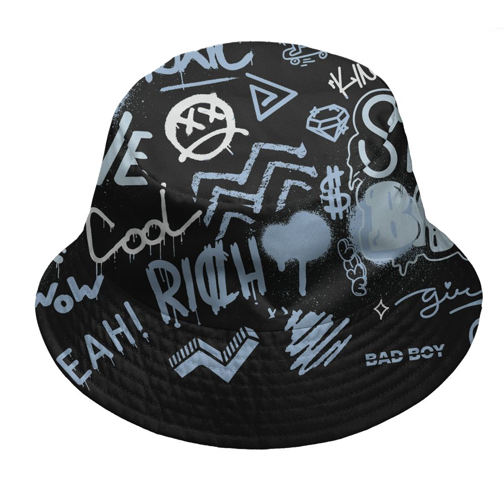 Air-Foamposite-Psychic-Blue-NastyJamz-Bucket-Hat-Match-Graffiti-King-3D-All-Over-Print-Doodle-Style