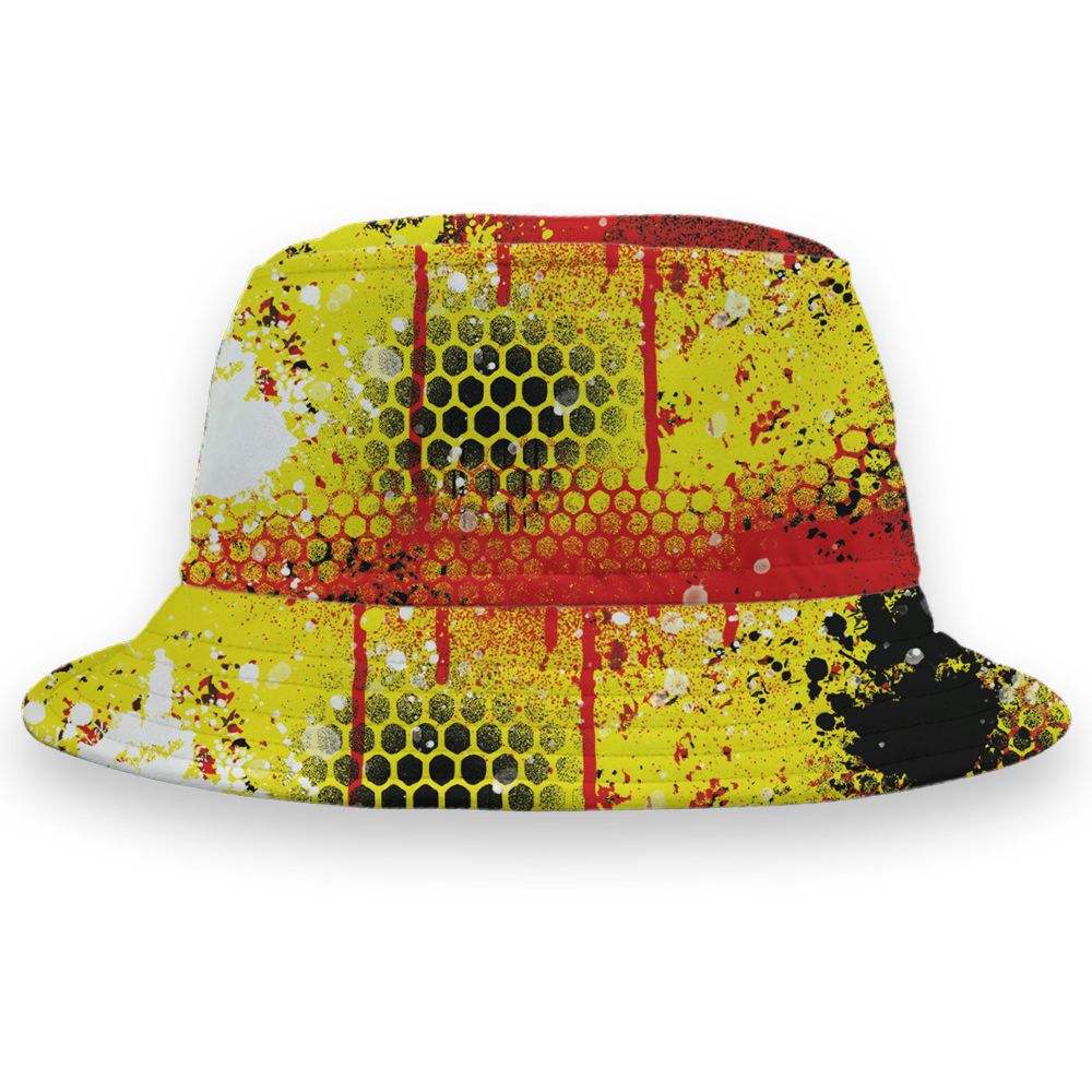 Ferrari-14s-NastyJamz-Bucket-Hat-Match-23-Painted-Graffiti