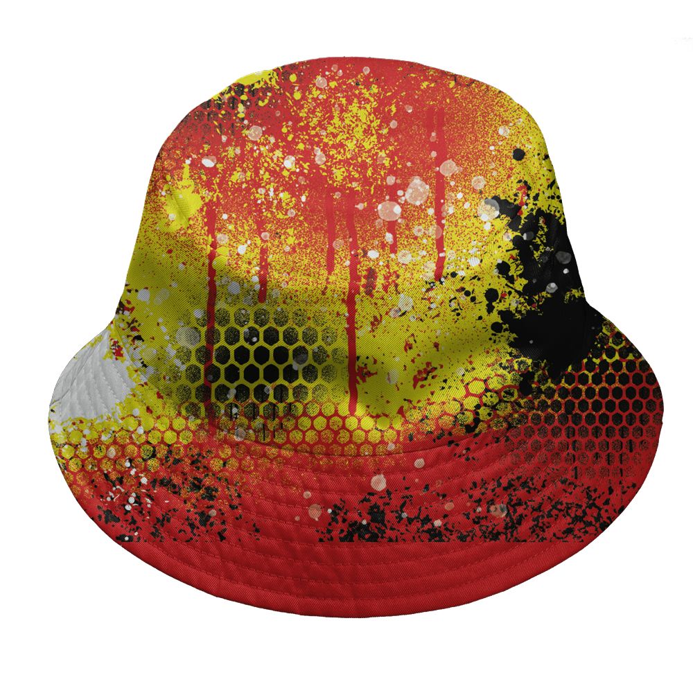 Ferrari-14s-NastyJamz-Bucket-Hat-Match-23-Painted-Graffiti