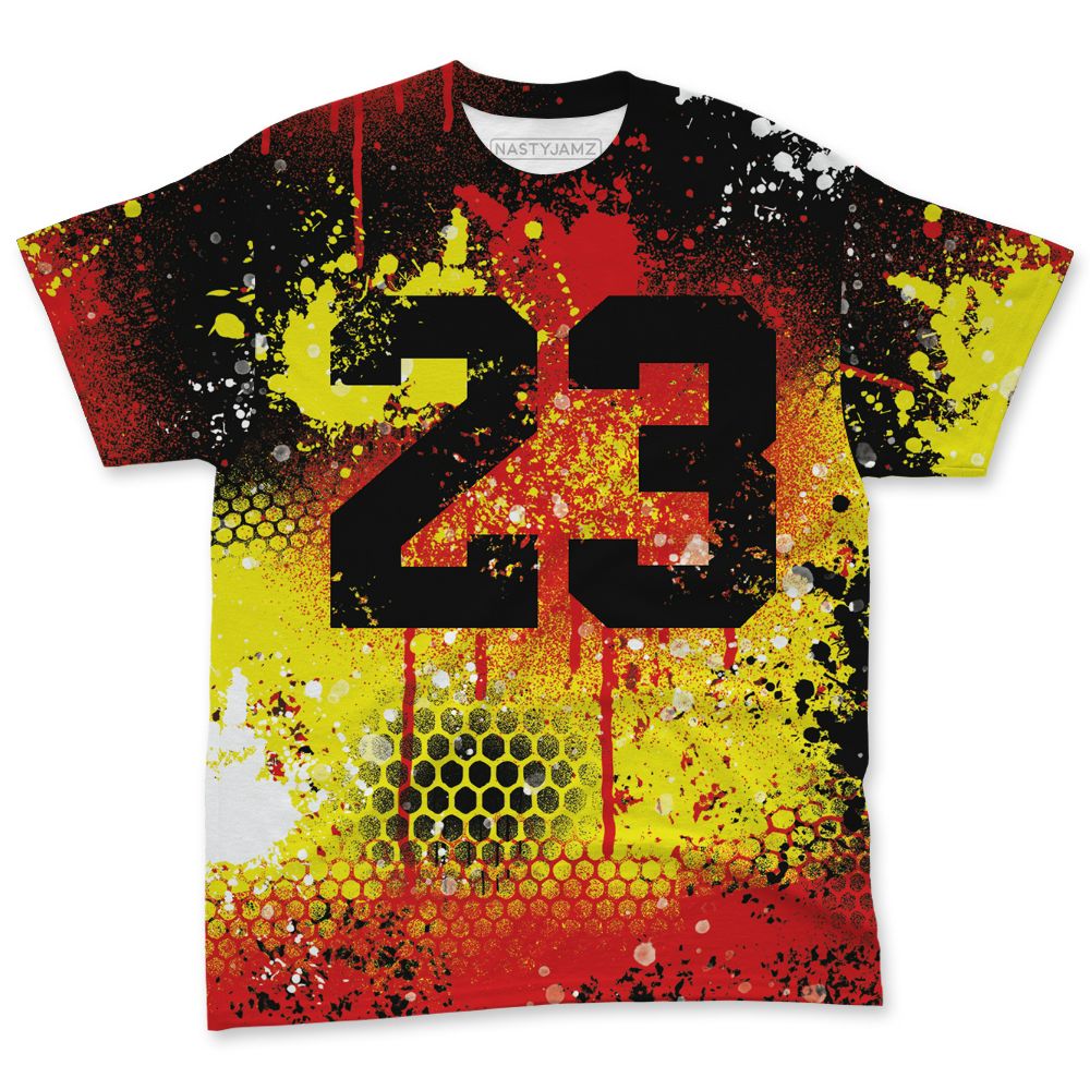 Ferrari-14s-NastyJamz-T-Shirt-Match-23-Painted-Graffiti