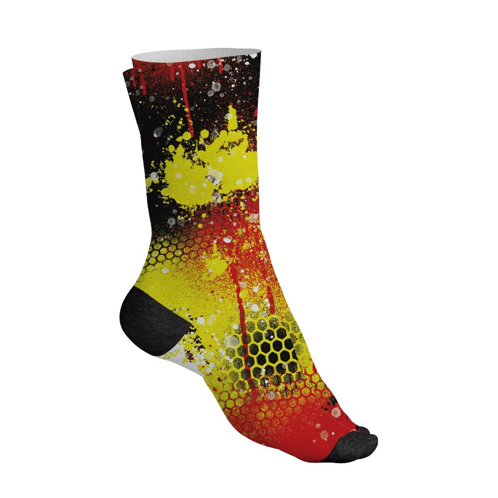 Ferrari-14s-NastyJamz-Socks-Match-23-Painted-Graffiti