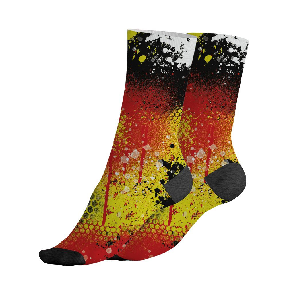 Ferrari-14s-NastyJamz-Socks-Match-23-Painted-Graffiti