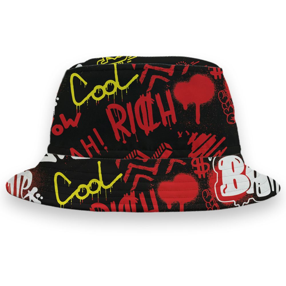 Ferrari-14s-NastyJamz-Bucket-Hat-Match-Graffiti-King-3D-All-Over-Print-Doodle-Style