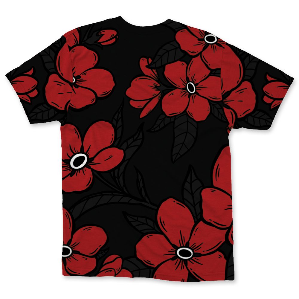 Low-Bred-11s-NastyJamz-T-Shirt-Match-Forget-Me-Not-All-Over-Print-Bloom