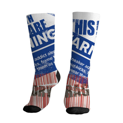 Seoul 2.0 3s NastyJamz Socks Match Graffiti King All-Over Print Doodle Style