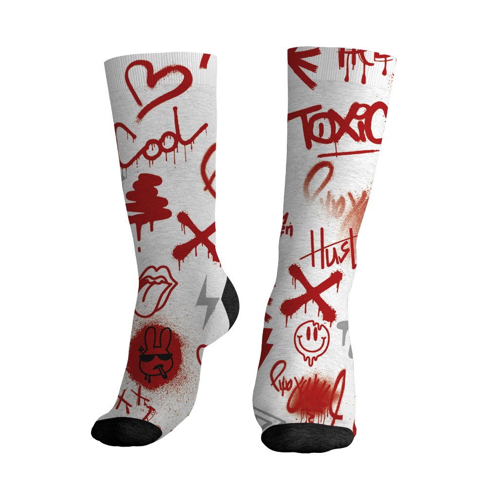 AM-Uptempo-Bulls-NastyJamz-Socks-Match-Graffiti-King-All-Over-Print-Doodle-Style
