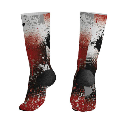 AM-Uptempo-Bulls-NastyJamz-Socks-Match-23-Painted-Graffiti