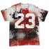 AM-Uptempo-Bulls-NastyJamz-T-Shirt-Match-23-Painted-Graffiti