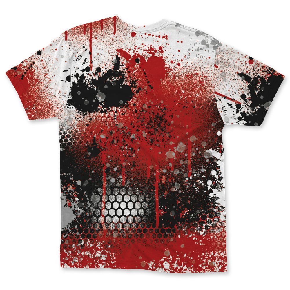 AM-Uptempo-Bulls-NastyJamz-T-Shirt-Match-23-Painted-Graffiti